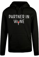 Hoodie - Partner in Wine Black