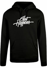 Hoodie - Shit Happens Black