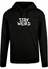 Hoodie - Stay Wierd Black