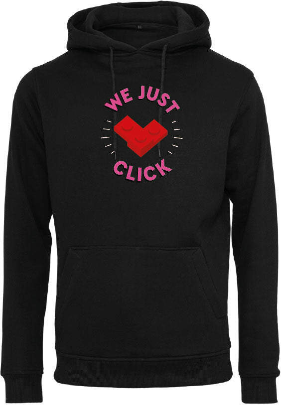 Hoodie - We just clic Black