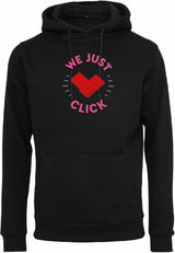Hoodie - We just clic Black