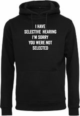 Hoodie - You were not selected Black