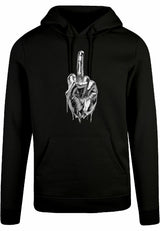 Hoodie - Middlefinger Black
