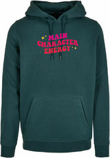 Hoodie - Main character Bottle Green