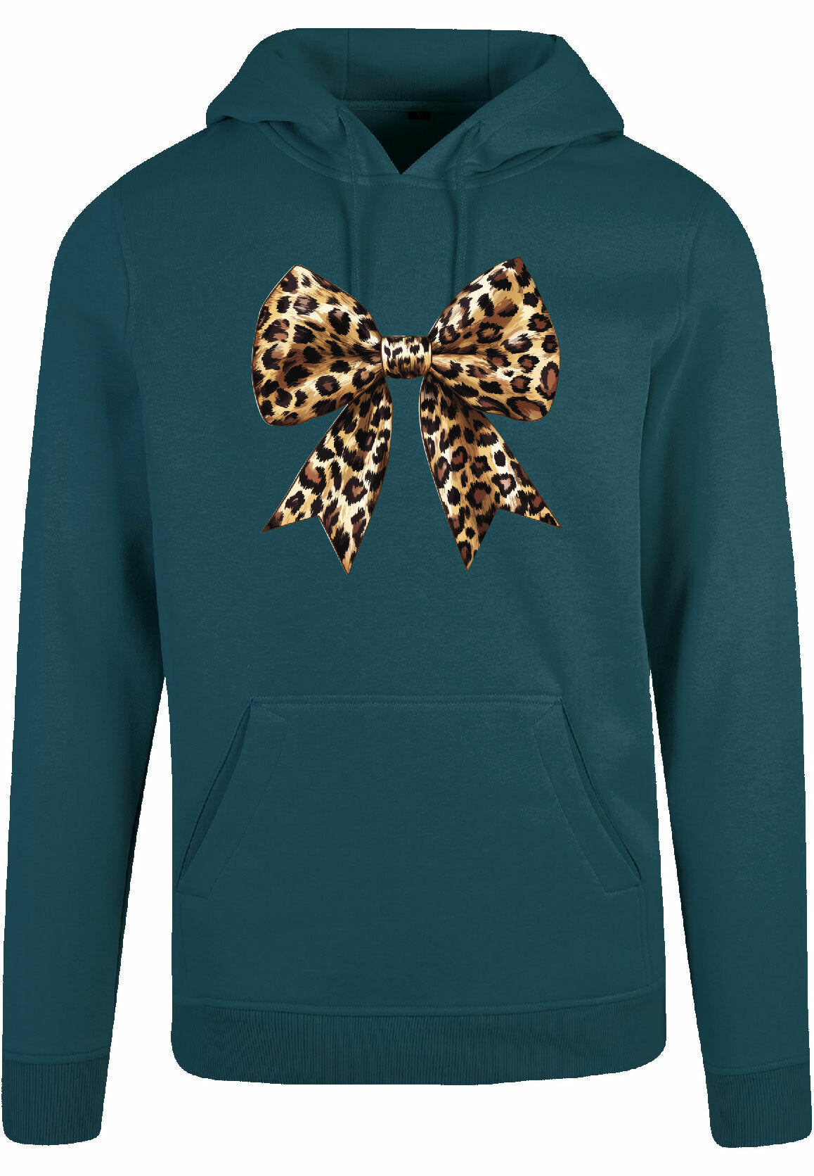 Hoodie - Panter Strik Bottle Green