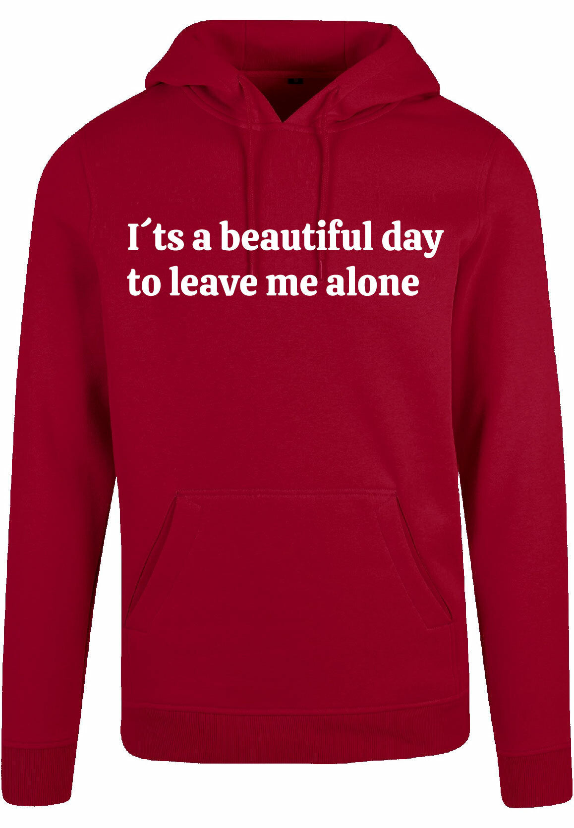 Hoodie - Beautiful Day Burgundy