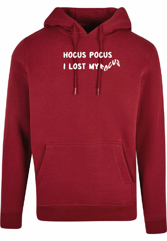 Hoodie - I lost my focus Burgundy