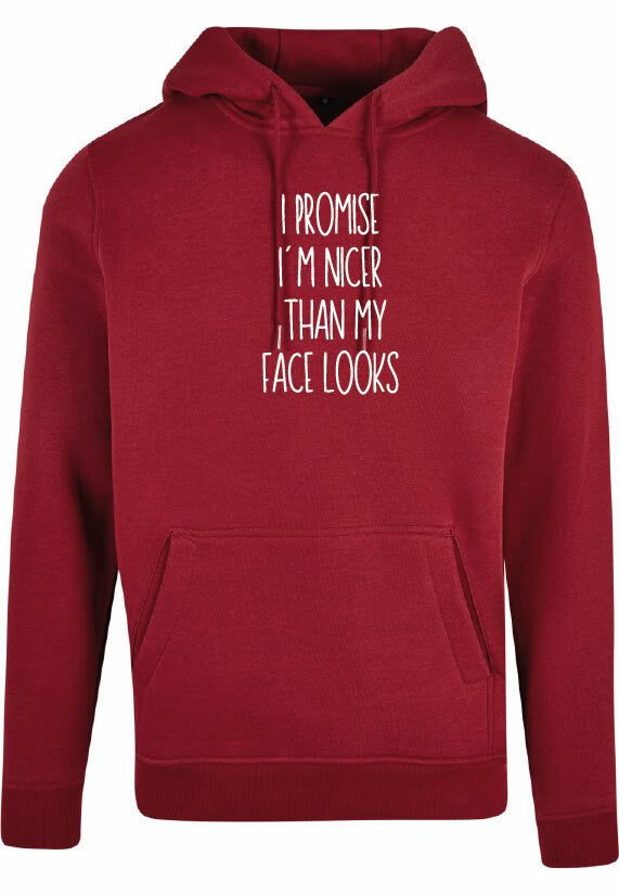7311 - Hoodie - I Promise Burgundy