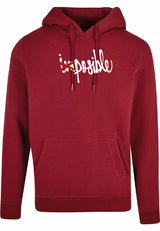 Hoodie - Imposible Burgundy