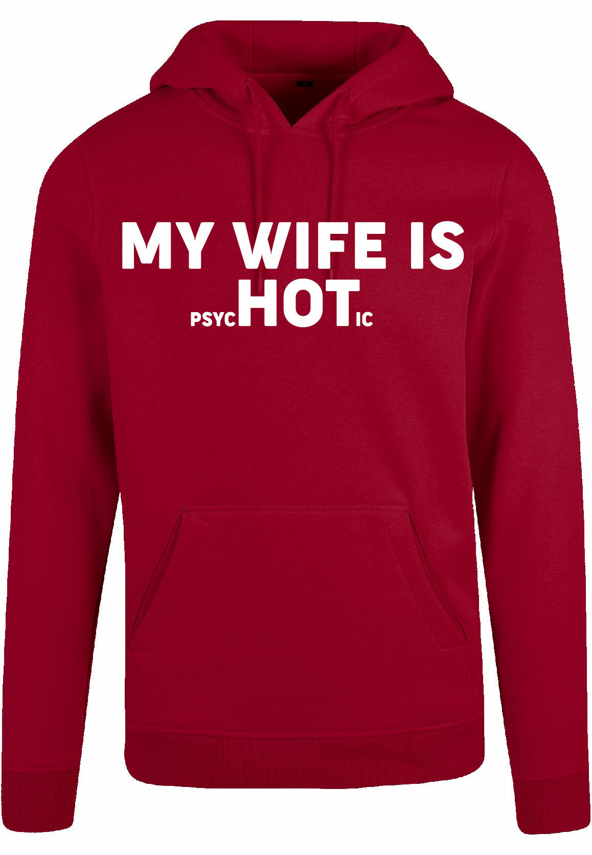 Hoodie - My wife is.. Burgundy
