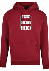 Hoodie - Outside the box Burgundy