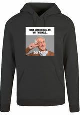 Hoodie - I don't know Charcoal Heather