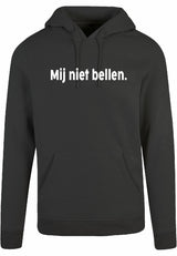 Hoodie - Mij niet bellen Charcoal Heather