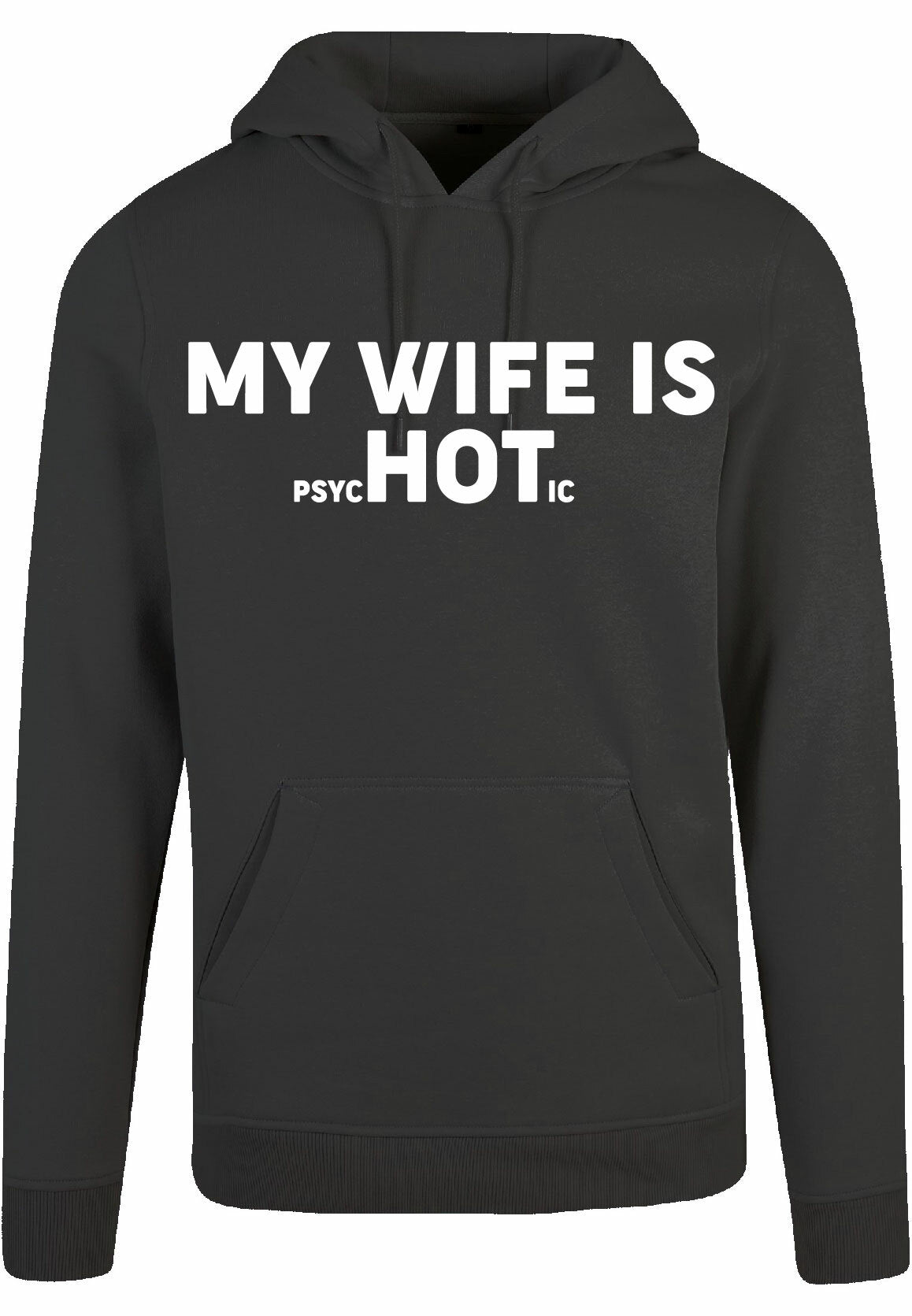 Hoodie - My wife is.. Charcoal Heather