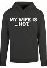 Hoodie - My wife is.. Charcoal Heather
