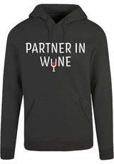 Hoodie - Partner in Wine Charcoal Heather