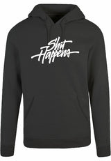 Hoodie - Shit Happens Charcoal Heather