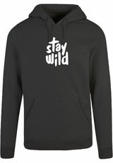 Hoodie - Stay Wild Charcoal Heather