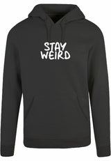 Hoodie - Stay Wierd Charcoal Heather