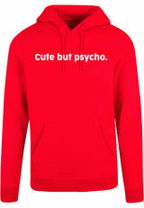 Hoodie - Cute but psycho Red