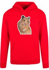Hoodie - Hamster Peace Red