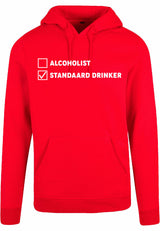 Hoodie - Standaard drinker Red