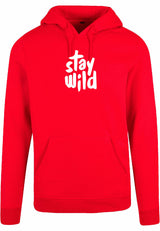 Hoodie - Stay Wild Red