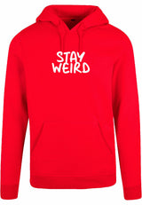 Hoodie - Stay Wierd Red