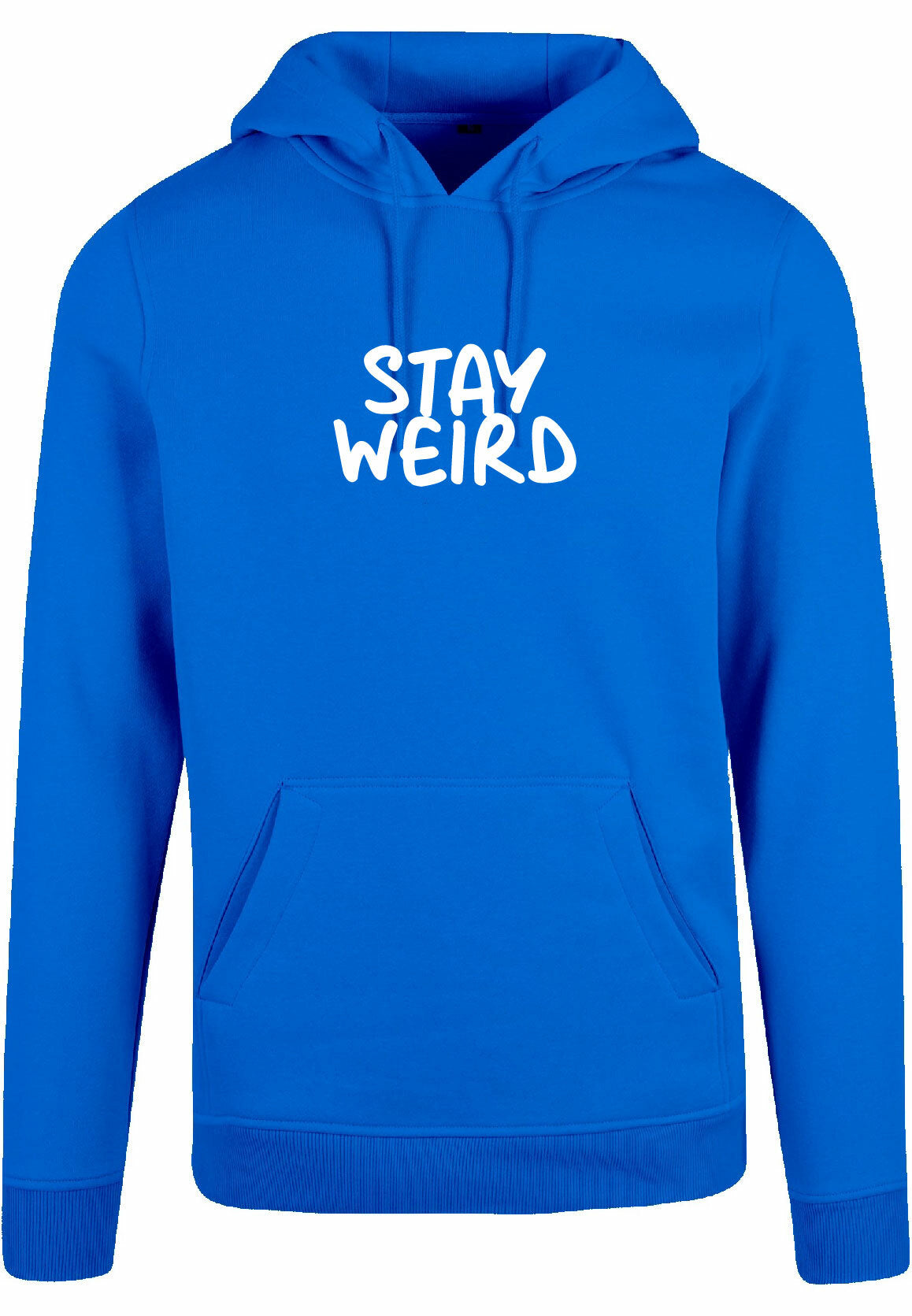 Hoodie - Stay Wierd Cobalt Blue
