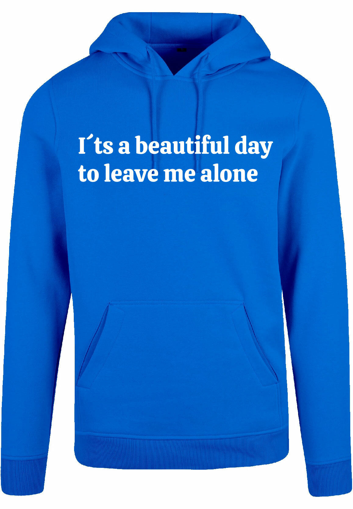 Hoodie - Beautiful Day Cobalt Blue
