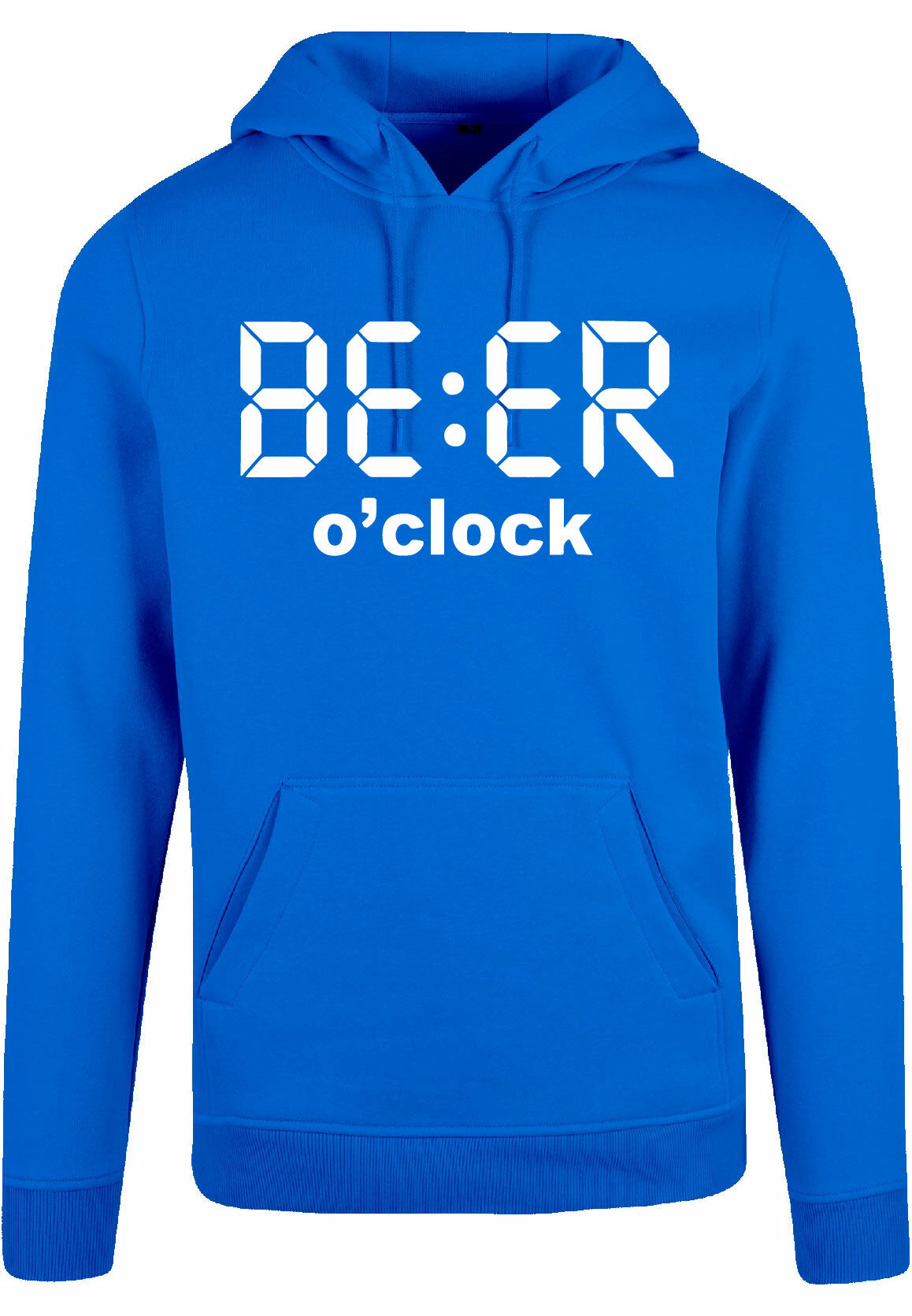 Hoodie - Beer O'Clock Cobalt Blue