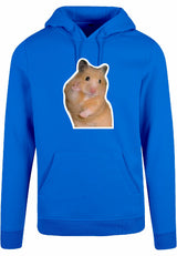 Hoodie - Hamster Peace Cobalt Blue