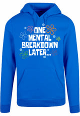 Hoodie - One breakdown later Cobalt Blue