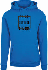 Hoodie - Outside the box Cobalt Blue