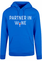 Hoodie - Partner in Wine Cobalt Blue