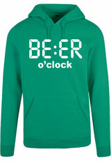 Hoodie - Beer O'Clock Forest Green