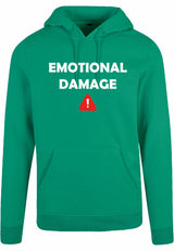 Hoodie - Emotional Damage Forest Green