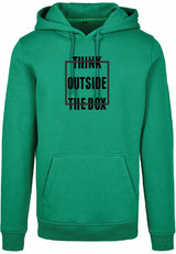 Hoodie - Outside the box Forest Green