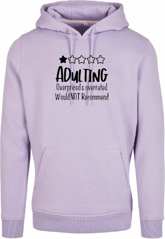 Hoodie - Adulting Lilac