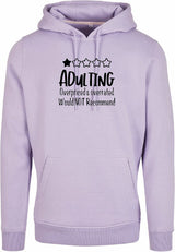 Hoodie - Adulting Lilac