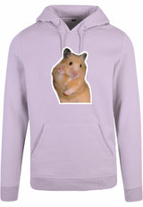 Hoodie - Hamster Peace Lilac