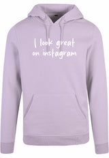 Hoodie - I look great Lilac