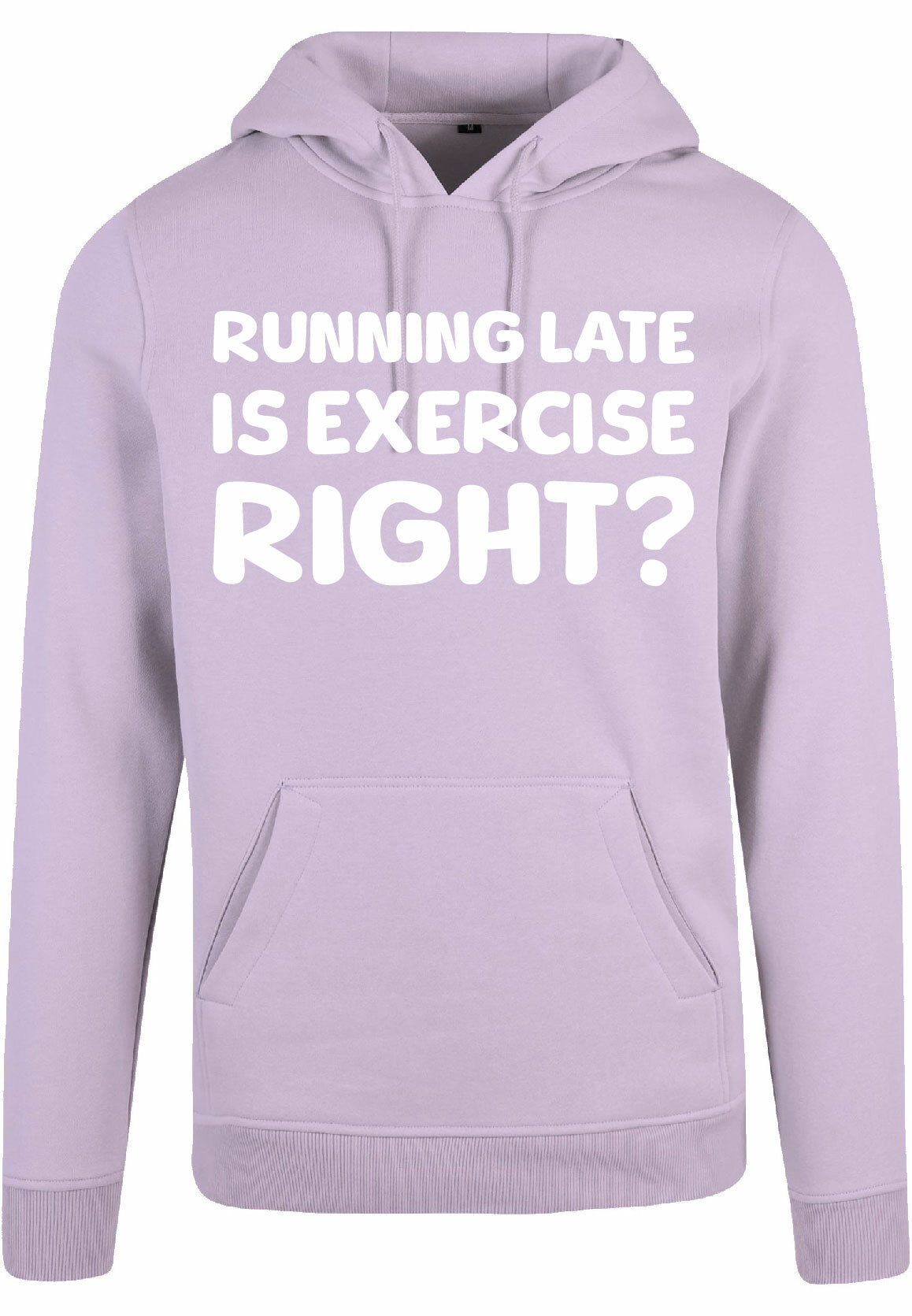 Hoodie - Running late Lilac