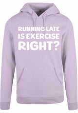 Hoodie - Running late Lilac
