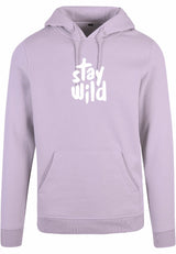 Hoodie - Stay Wild Lilac