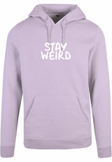 Hoodie - Stay Wierd Lilac