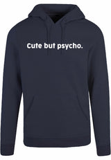 Hoodie - Cute but psycho Navy