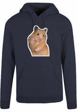 Hoodie - Hamster Peace Navy
