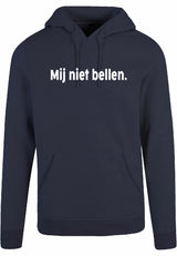 Hoodie - Mij niet bellen Navy