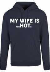 Hoodie - My wife is.. Navy